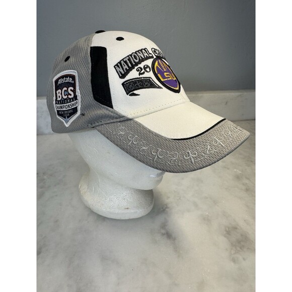 LSU Nike 2007 Football National Champions Embroidered Adjustable Hat - One Size - Picture 2 of 13
